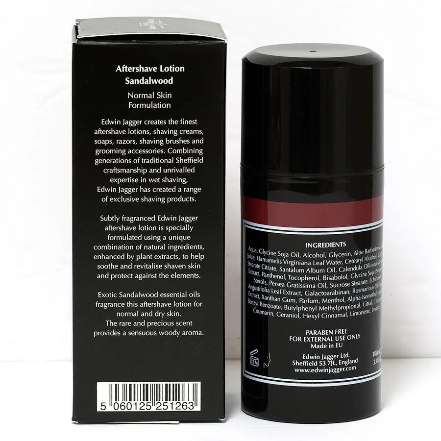 Edwin Jagger Moisturizing Sandalwood Aftershave Lotion