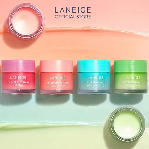 Laneige Lip Sleeping Mask EX, Moisturizing with Vitamin C, Antioxidant, Lip Balm for Dry lips - Berry, 8g