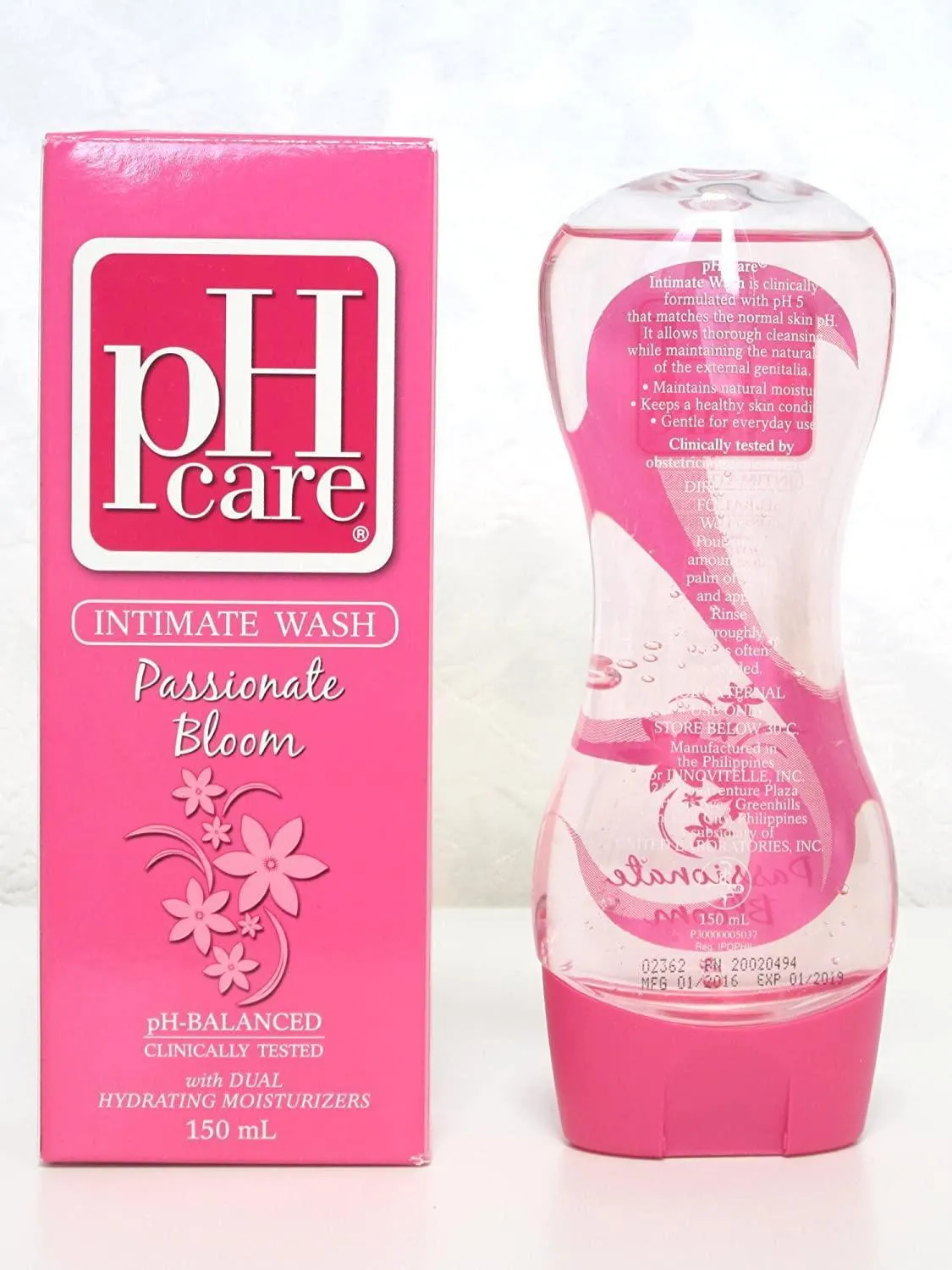 PH Care Intimate Wash Passionate Bloom With Dual Hydrating Moisturizers 150ml