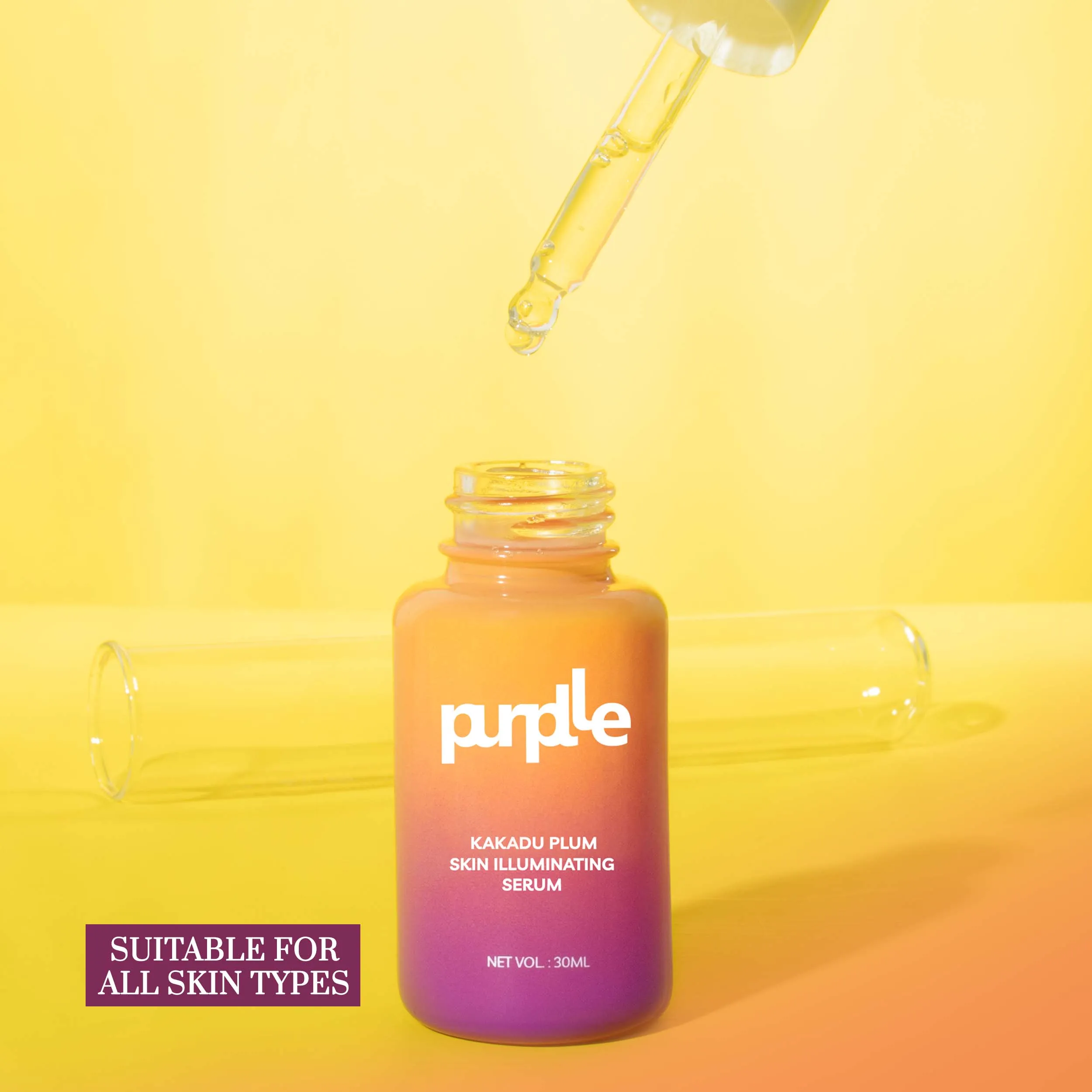 Purplle Kakadu Plum Skin Illuminating Serum | All Skin Types | Brightening | Combtas Acne-scarring | Hydrating | Evens skin (30 ml)