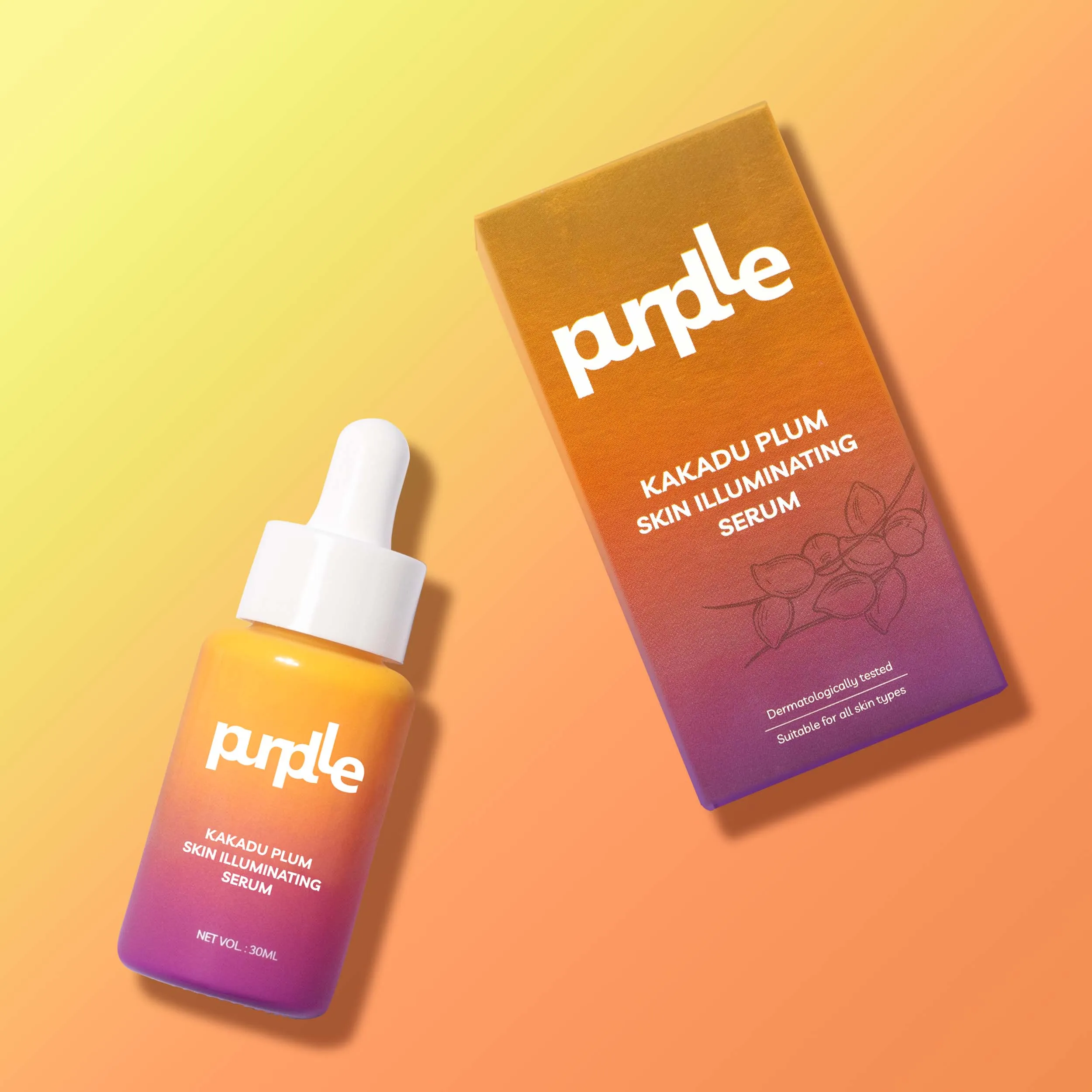 Purplle Kakadu Plum Skin Illuminating Serum | All Skin Types | Brightening | Combtas Acne-scarring | Hydrating | Evens skin (30 ml)