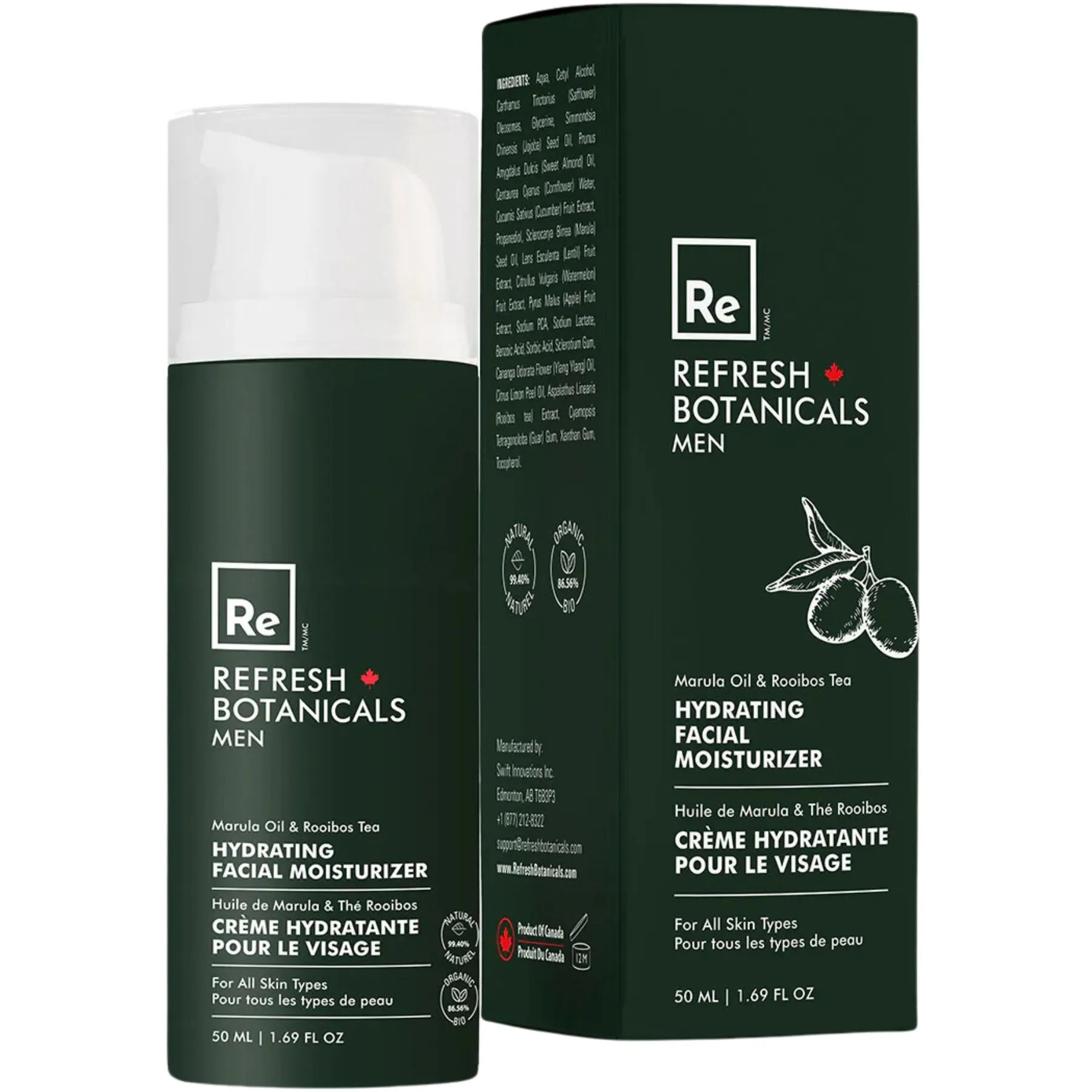 Refresh Botanicals Men Hydrating Facial Moisturizer 50ml