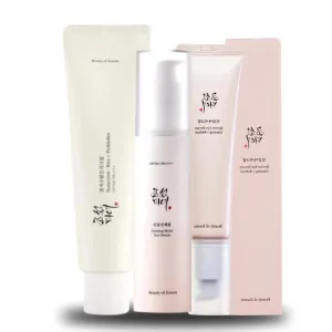 Revive Eye Serum & Ginseng Moise Sun Serum & Relief Sun: Rice   Probiotics Beauty of Joseon Set