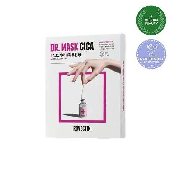 ROVECTIN Skin Essentials Dr. Mask Cica 25ml*5EA