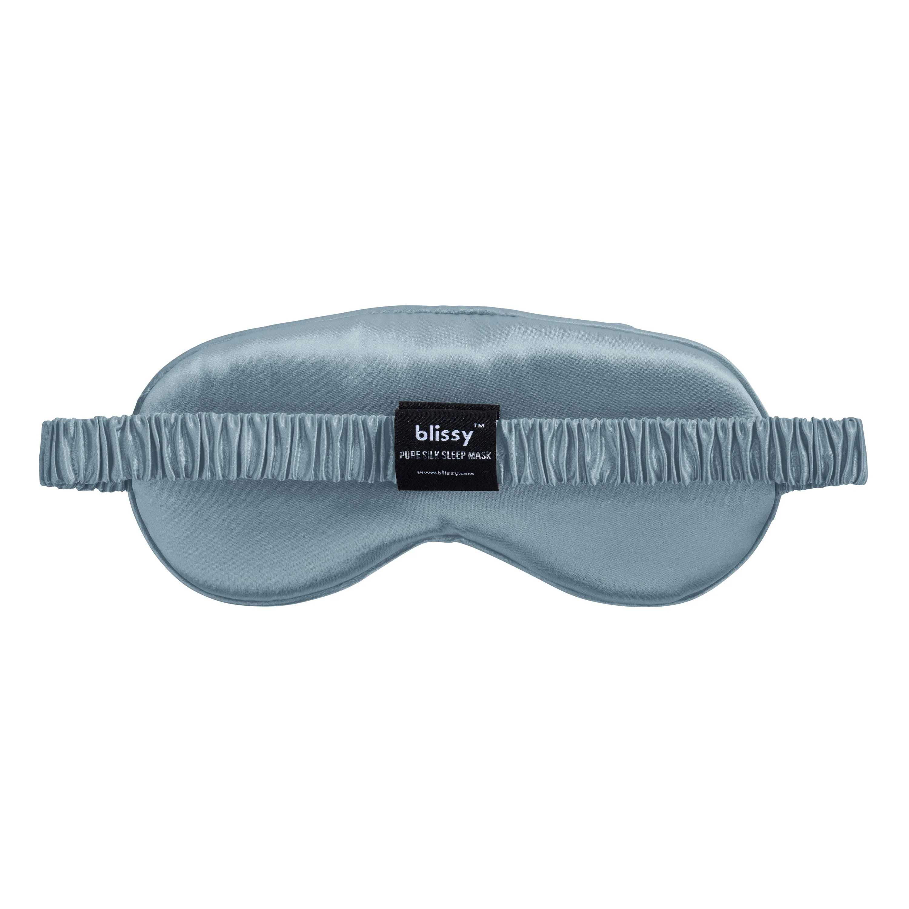 Sleep Mask - Ash Blue - Diamond Quilted