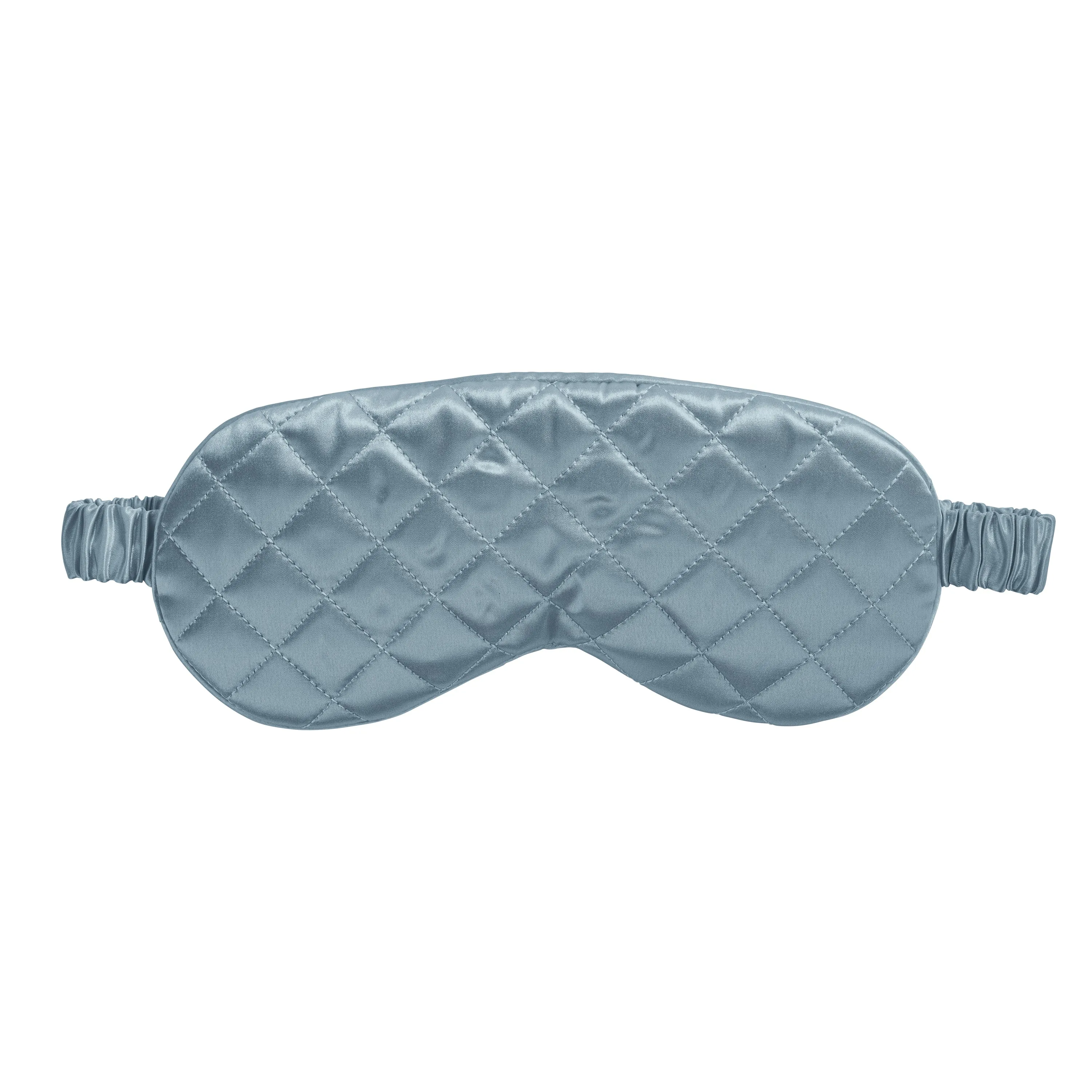 Sleep Mask - Ash Blue - Diamond Quilted