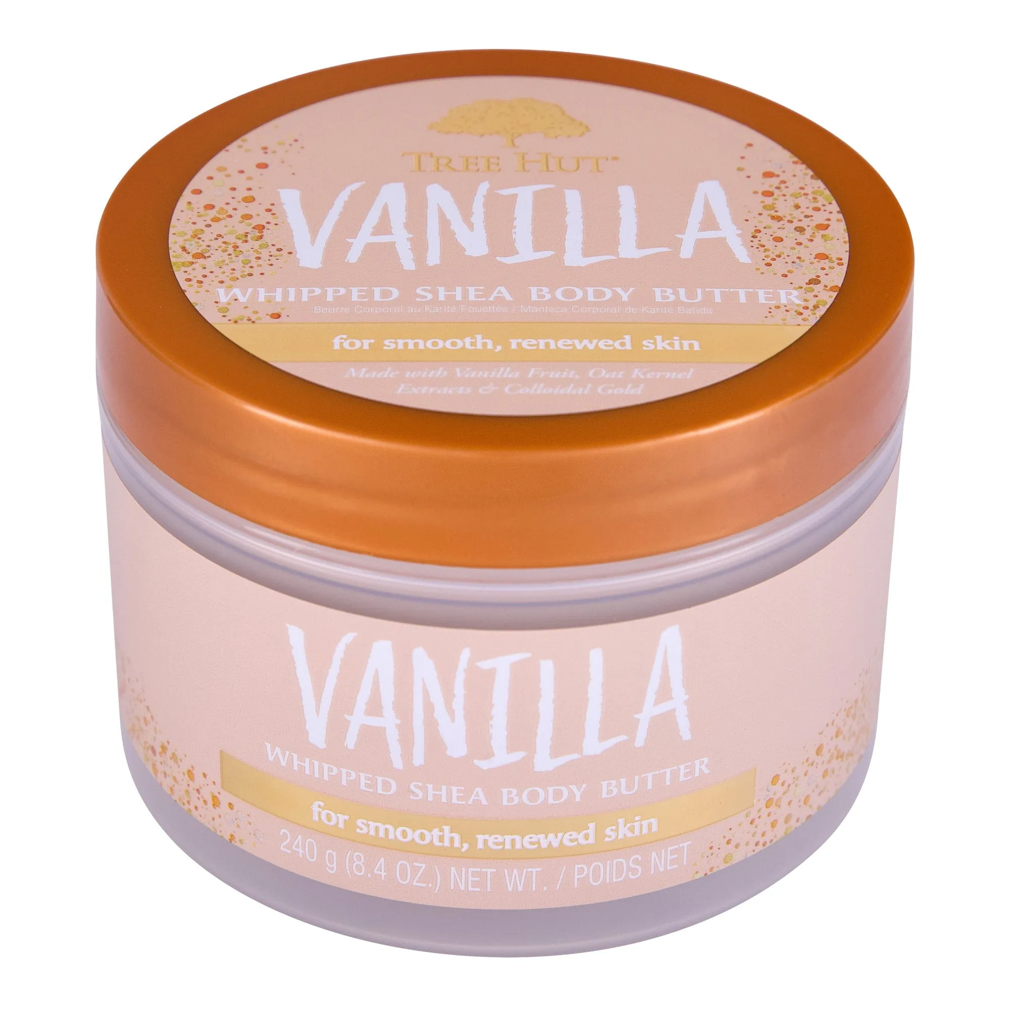 Tree Hut Vanilla Whipped Shea Body Butter, 8.4 oz