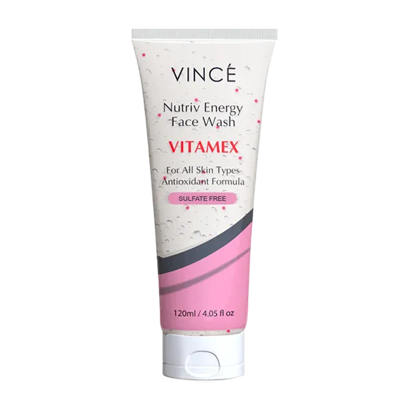 Vince Face Wash Vitamex Nutriv Energy 120ml