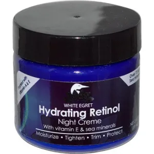 White Egret Night Creme - Hydrating Retinol - 2 Oz